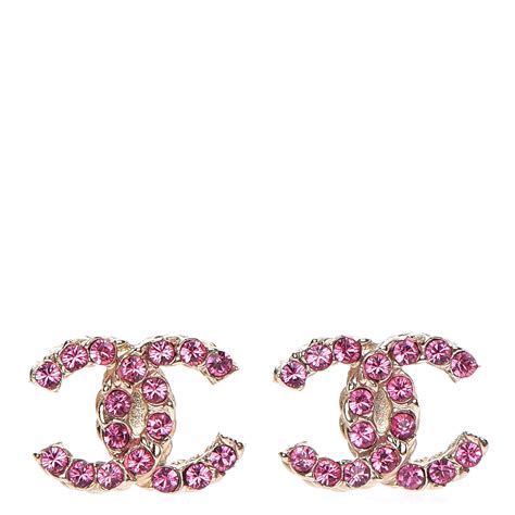 chanel pink cc earrings|chanel earrings afterpay.